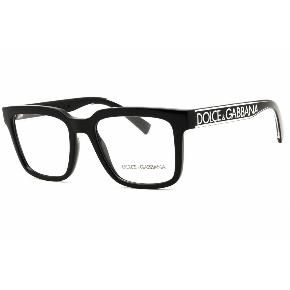 Dolce & Gabbana DG5101 Eyeglasses Black Rectangle